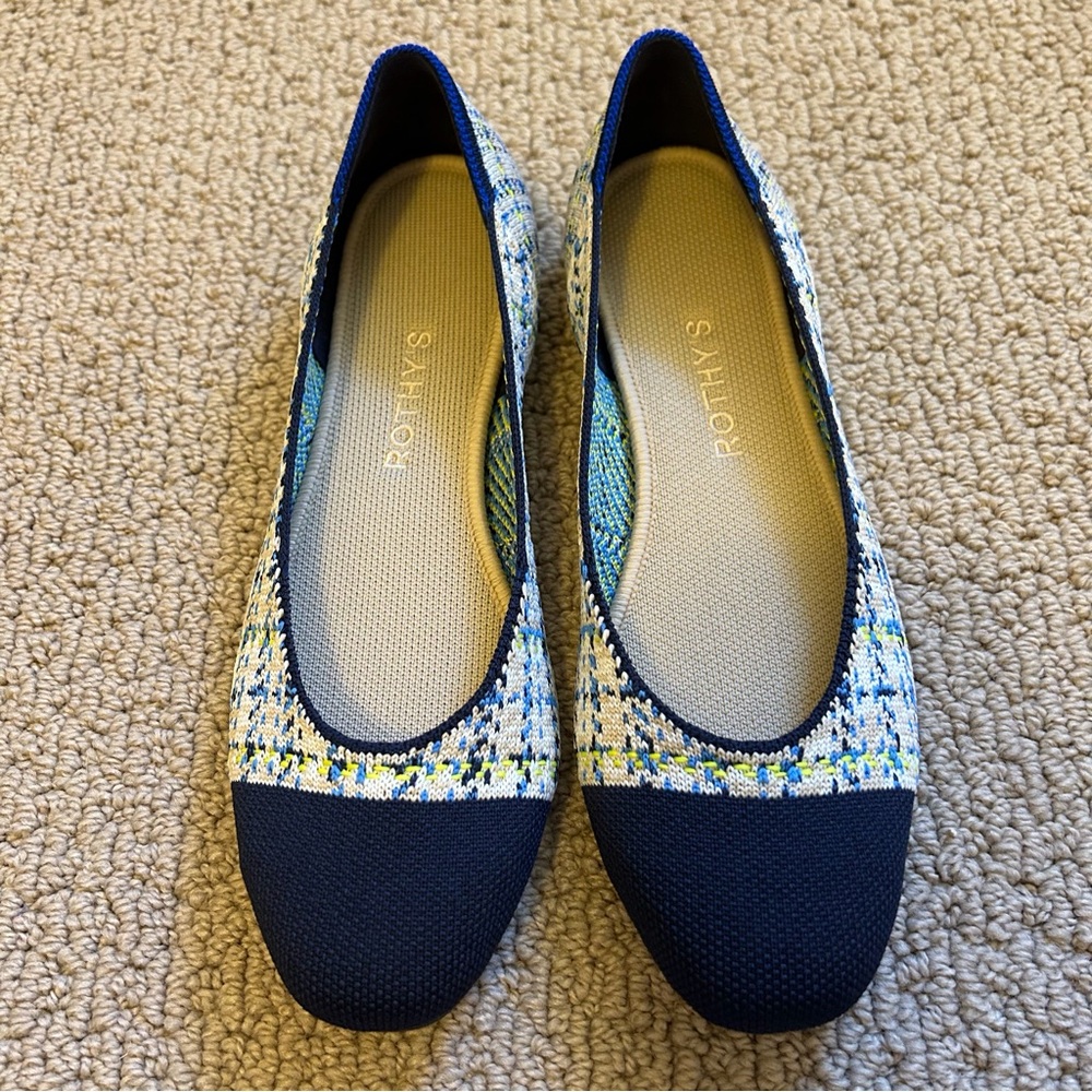 🌷Rothy’s The Square Spring Tweed 8 - New🌷